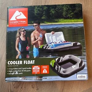 Ozark Trail Black and Green Cooler Float